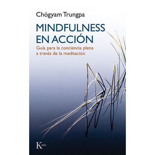 Mindfulness en acción: Guía para la conciencia plena a través de la meditación, de Trungpa, Chögyam. Editorial Kairos, tapa blanda en español, 2016