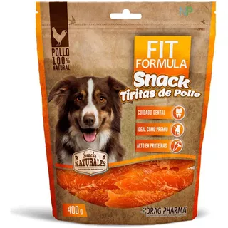 Snack Perros Fit Formula Tiras De Pollo Deshidratado 400gr