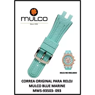 Correa Reloj Mulco Blue Marine Original Y Nueva Mw5-93503