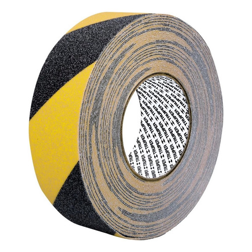 Cinta Antiderrapante Rollo 18m X 2'' Amarillo Y Negro Truper