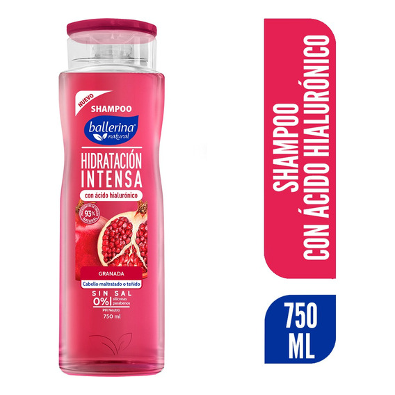  Ballerina Shampoo Sin Sal Granada 750 Ml