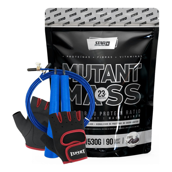 Kit Star Nutrition Mutant Mass Proteína Masa Muscular El Rey