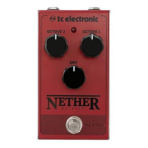 Tc Electronic Nether Octaver Pedal Octavador True Bypass Color Rojo