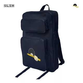Bag Para Baquetas Tipo Mochila - D'groove (modelo Slim) - Ótima Durabilidade Cor Preto