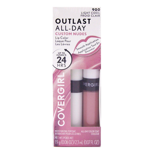 Labial Líquido Rosa Claro 2en1 Outlast All-day 930 Lightcool Acabado Brilloso