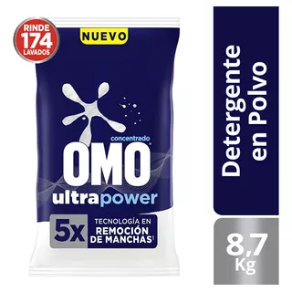 Omo Matic Multiaccion Detergente Polvo 8,7kg
