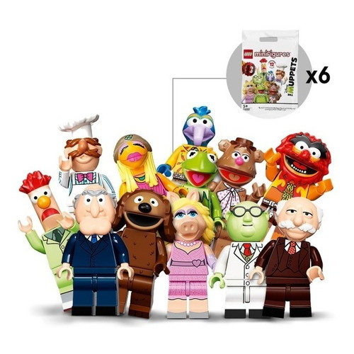 Lego Minifigures Minifiguras The Muppets - 6 Pack 71035