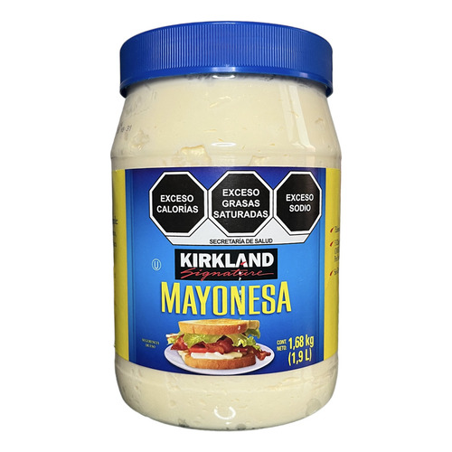 Mayonesa Kirkland Sin Gluten 1.68 Kilogramos