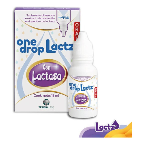 Onedrop Lactz Suplemento Alimenticio Para Lactantes 16 Ml Sabor Sin sabor