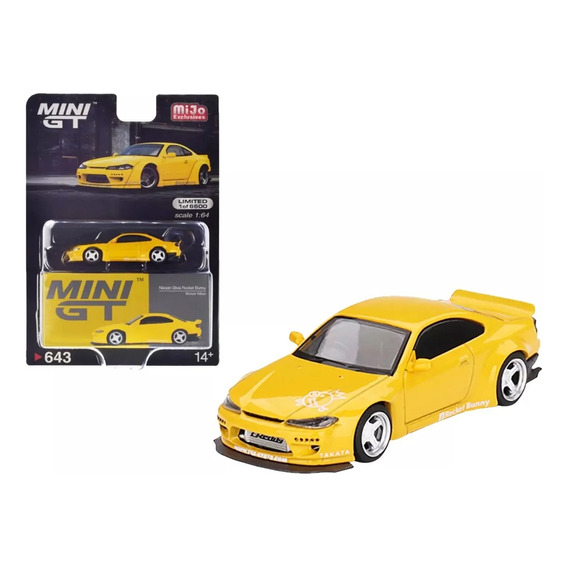 Mini Gt Nissan Silvia Rocket Bunny Bronze Yellow #643 Mijo E
