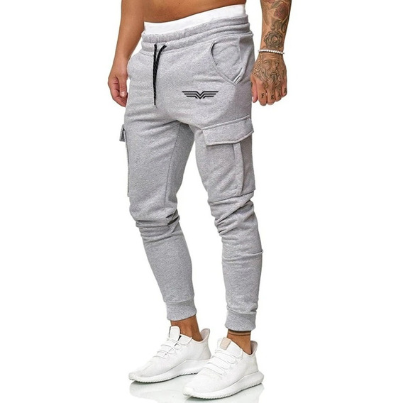 Pants Pantalon Jogger Cargo  Hombre Deportivo Fugitive Trend