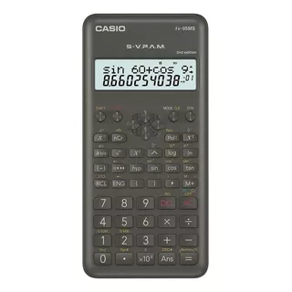 Calculadora Cientifica Casio Fx-95ms Secundario Ecuaciones Color Negro