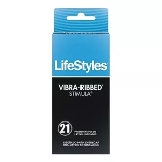 Preservativos Condones Lifestyles X21un Vibra Ribbed Stimula