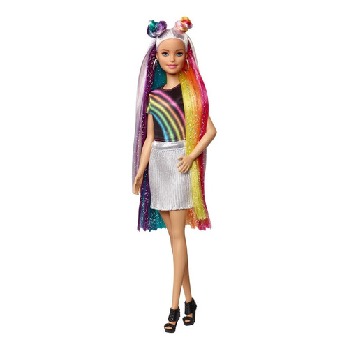 Barbie Rainbow sparkle hair doll Mattel FXN96