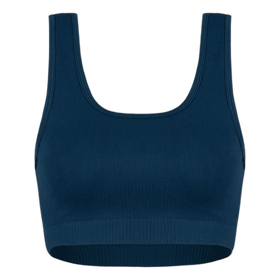 Top Sin Mangas Mujer Seamless Mind Sportfitness Índigo