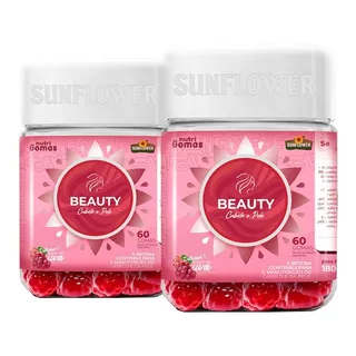 Kit2 Gummy Crescimento Cabelos Fortalecimento Unhas 120gomas