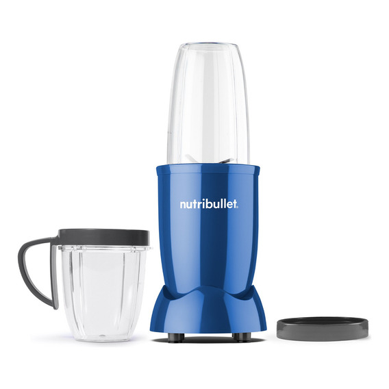 Nutribullet 600w Procesador De Alimentos Glossy Zafiro 6 Pcs Color Azul