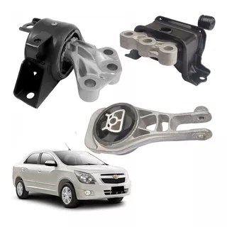 3 Calço Coxim Motor Cambio Cobalt 2011 2012 2013 2014 Manual