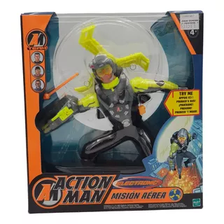 Juguete Action Man Mision Aérea Con Pilas Incluido 