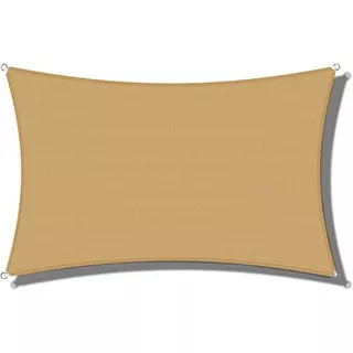 Rectángulo Toldo Vela Beige 90% 3m X 4m