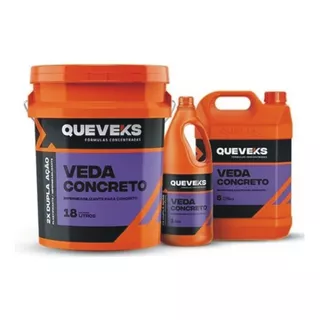 Impermeabilizante Para Concreto Veda Concreto Queveks 5 Lts