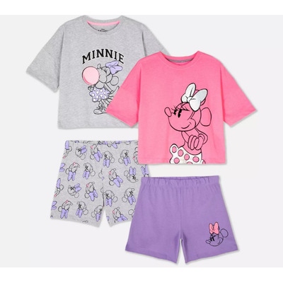 Pack 2 Pijamas Minnie Mouse Niñas Disney Oficial