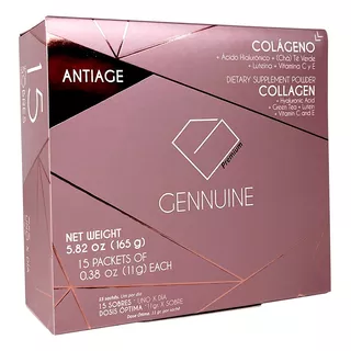 Colágeno Hidrolizado Beauty Focus - Gennuine Antiage Sobres