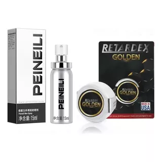 Peineili Retardante + Retardex Golden Eyaculación Sexshop