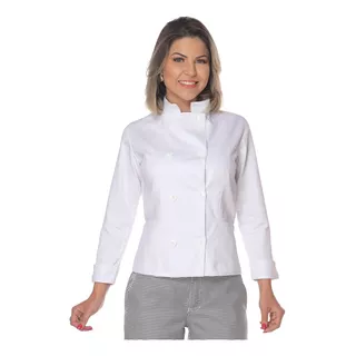 Dolmã Chef Feminino Branco, Dolmã Chef Cozinha #fábrica#