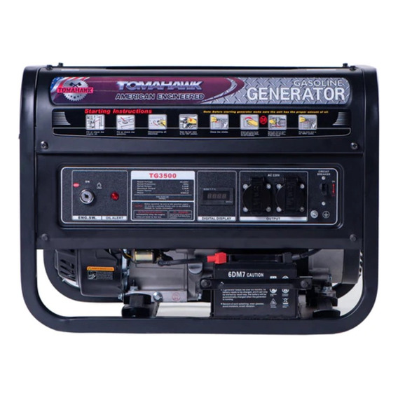 Generador 3.5kva Tomahawk Power Tg3500e Partida Eléctrica