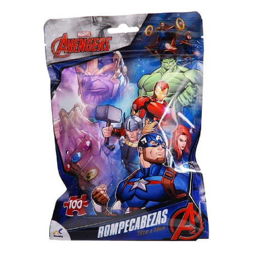 Rompecabezas Avengers 100 Piezas 28x38 Cm