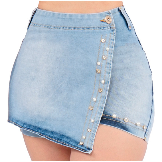 Short Dama Casual Mujer Levanta Pompas Alta Elasticidad Fino