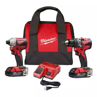 Rotomartillo Y Llave Impacto Brushless M1 290022ct Milwaukee Color Rojo Frecuencia 60 Hz