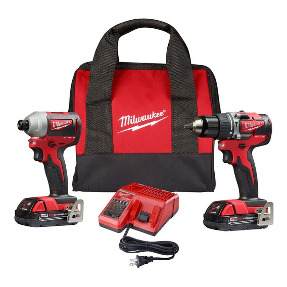 Rotomartillo Y Llave Impacto Brushless M1 290022ct Milwaukee Color Rojo Frecuencia 60 Hz