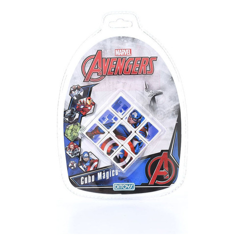 Cubo Magico Avengers 3 X 3 Full Color de la estructura Blanco