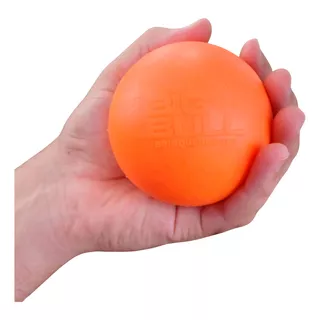 Bola Maciça Bolinha Pra Cachorro Cão Labrador Pastor Alemão Cor Bola 80mm Laranja