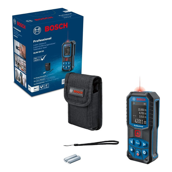 Medidor De Distancia Laser Glm 50-22 Profesional Bosch