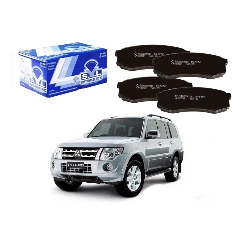 Pastilha Freio Traseira Pajero Full 3.2 3.8 2009 A 2019