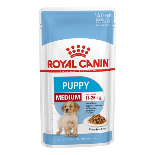 Alimento Royal Canin Size Health Nutrition Medium Puppy para perro cachorro de raza mediana sabor mix en sobre de 140g