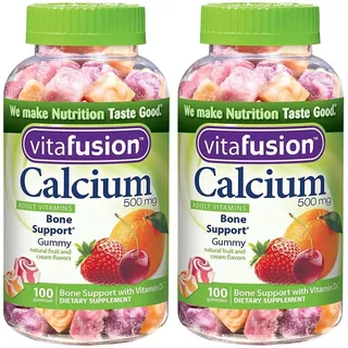 Vitafusion Calcium, Gummy Jkhyww Vitaminas Para Adultos, 500