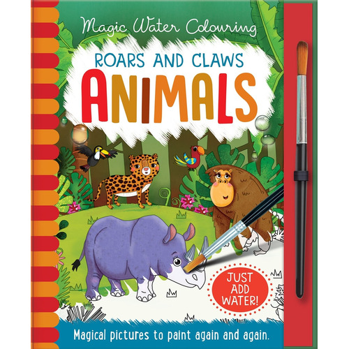 Animals - Roars & Claws - Magic Water Colouring (hb)