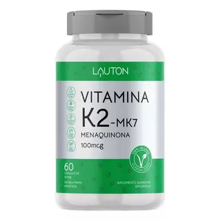 Suplemento Em Cápsulas Lauton Nutrition Clinical Series Vitamina K2 Mk-7 Em Pote De 60ml 60 Un