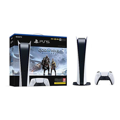 Sony PlayStation 5 Digital CFI-12 825GB God of War Ragnarok Bundle color  blanco y negro