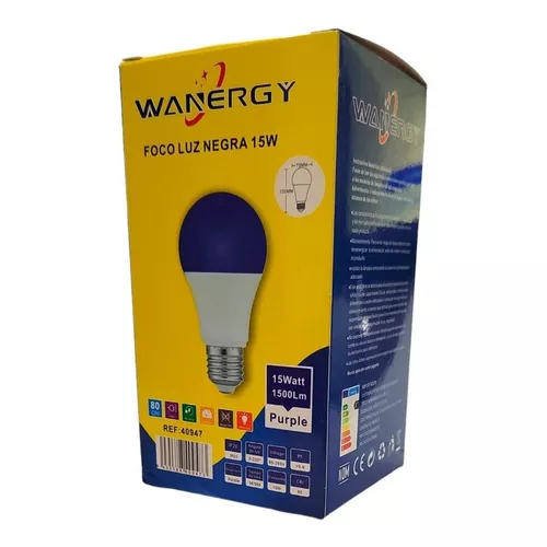 Lampara Luz Negra Neon Con Balastro 15w Fluorescente