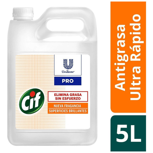 Cif limpiador antigrasa por 5lts