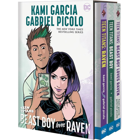 Teen Titans: Raven, Beast Boy And Beast Boy Loves Raven (box Set), De Kami Garcia / Gabriel Picolo (illust.). Editorial Dc Comics, Tapa Blanda, Edición 1 En Inglés