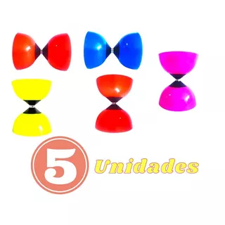 Diabolo Yoyo Profissional Com Baqueta Kit Com 5