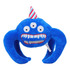 Pu blue lying posture three-eyed monster 20cm