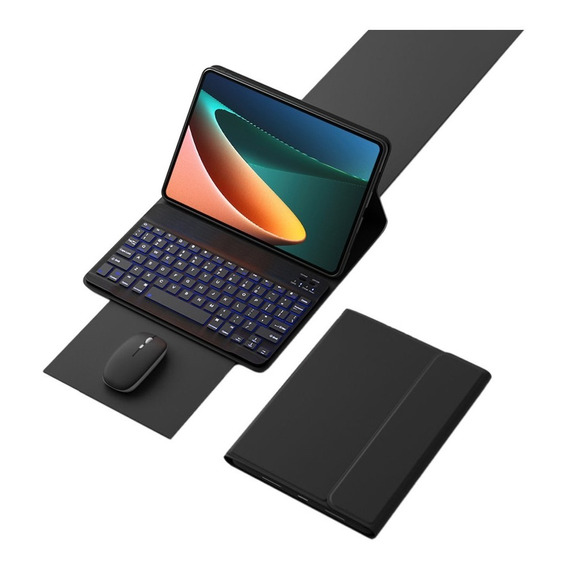 Funda+teclado Iluminado+ratón Para Galaxy Tab S7 Fe 12.4