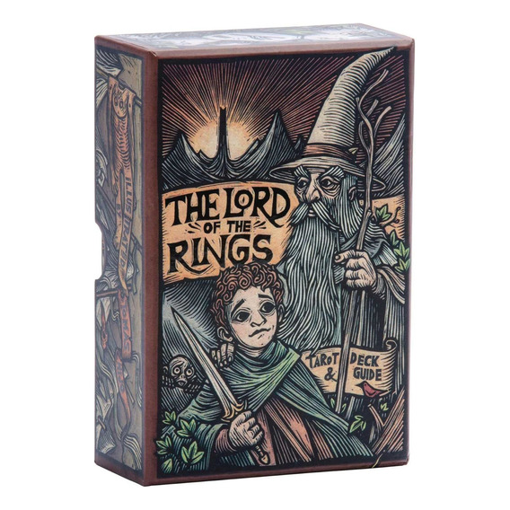 Tarot Lord Of The Rings (cartas + Libro Guía), De Casey Gilly, Tomas Hijo. Editorial Insight Editions, Tapa Blanda En Inglés